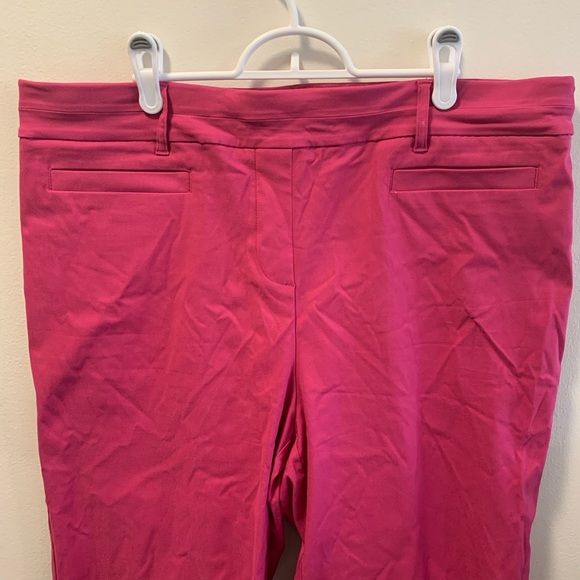 Universal Fit Savvy Pink Capris Pant Sz 20 - Picture 4 of 11